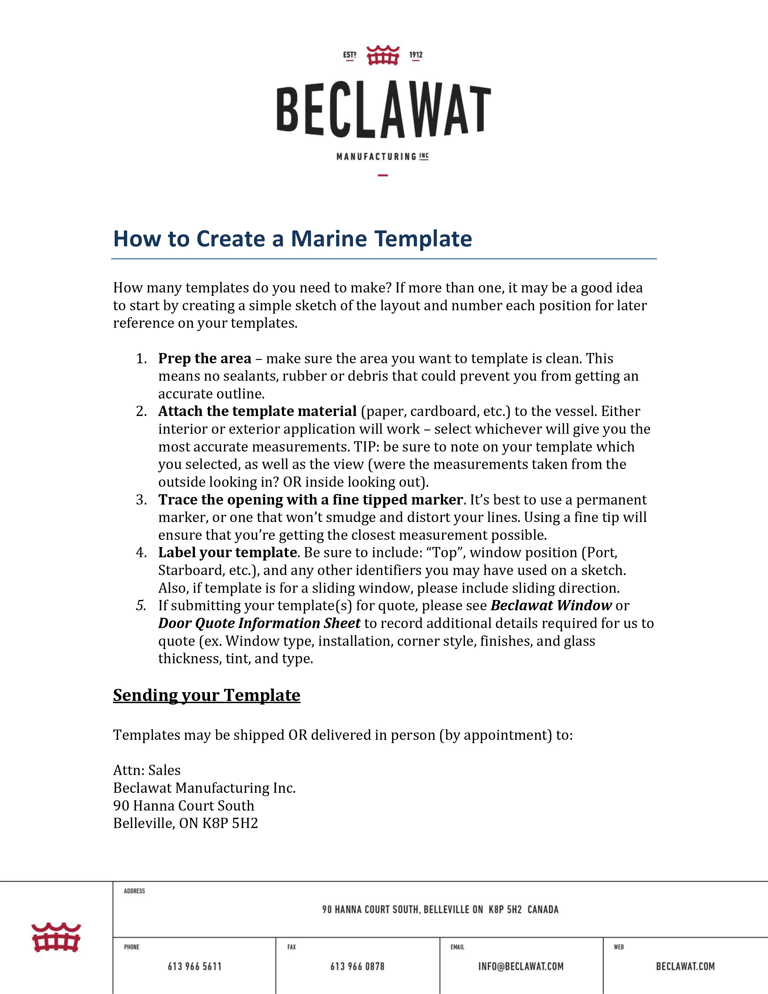 How to Create a Window Template
