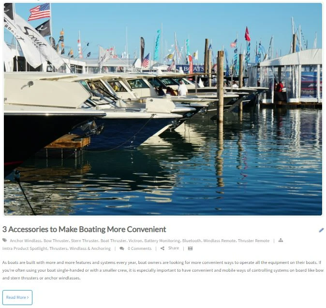 Accessories to Make Boating More Convenient