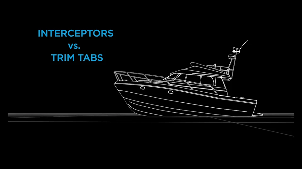 Zipwake Interceptors vs. Trim Tabs