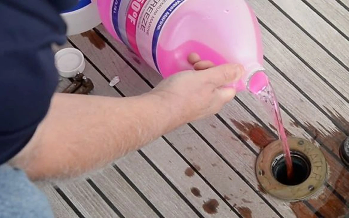 Antifreeze for boat winterization